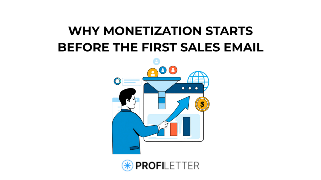 Why Monetization Starts Before the First Sales Email